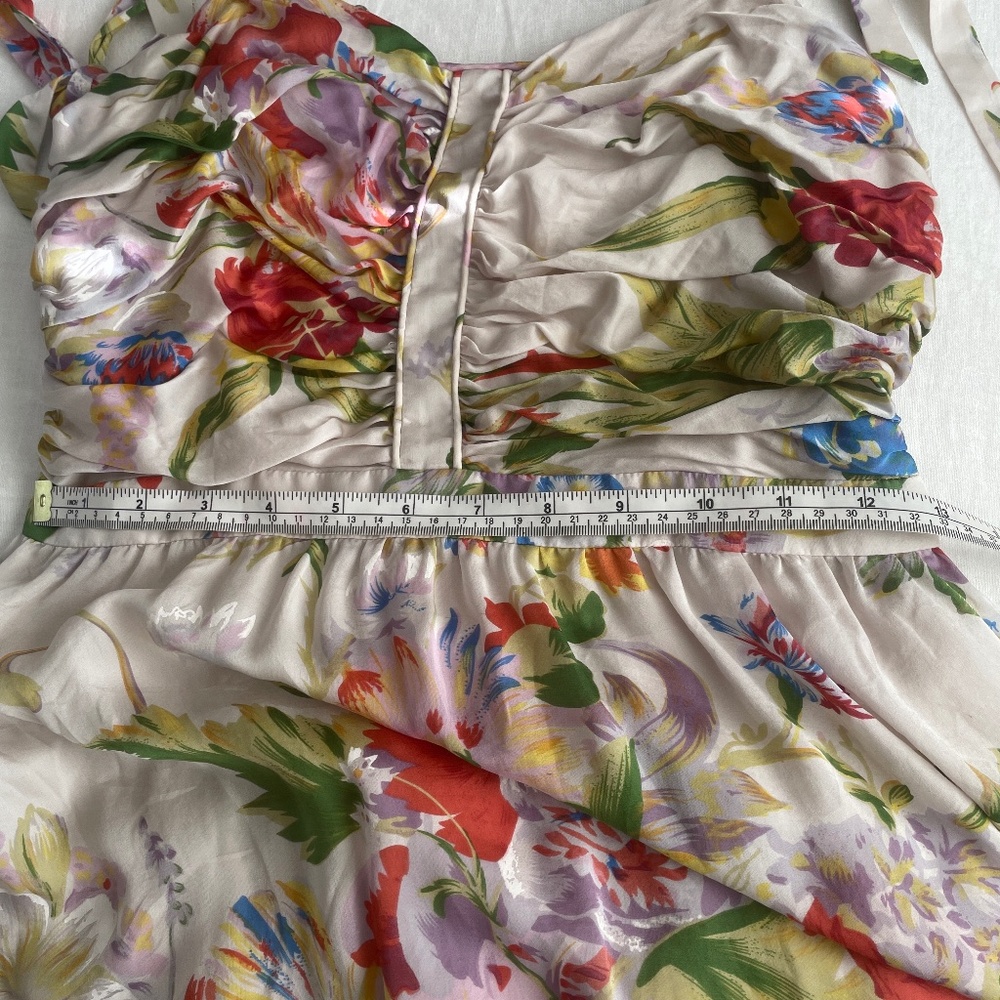 Anthropologie Leifsdottir Summer Twilight Dress, 100% Silk, Size 4 - Picture 14 of 16